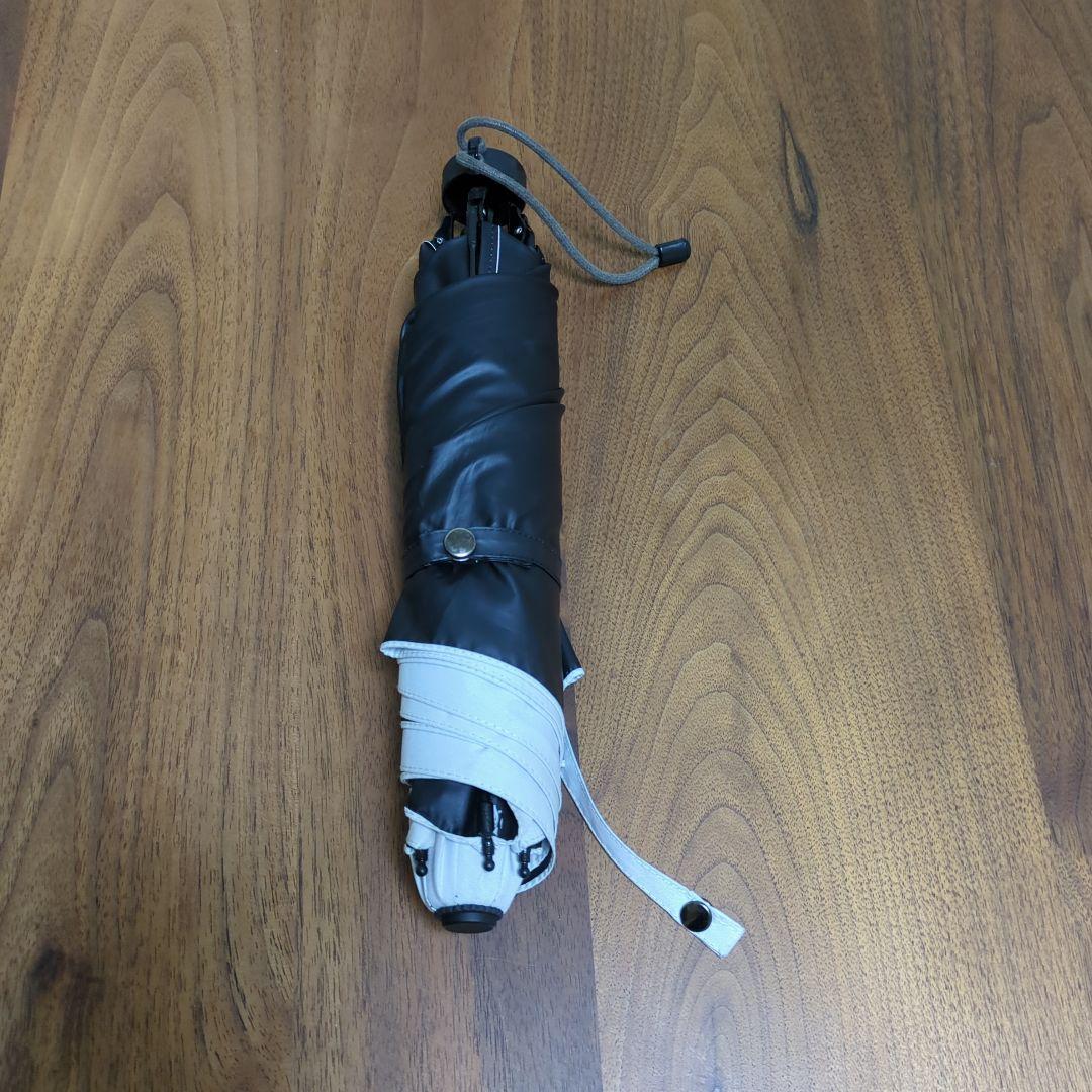 サンバリア100 折りたたみ日傘　２段折 コンパクト / 無地 ホワイト