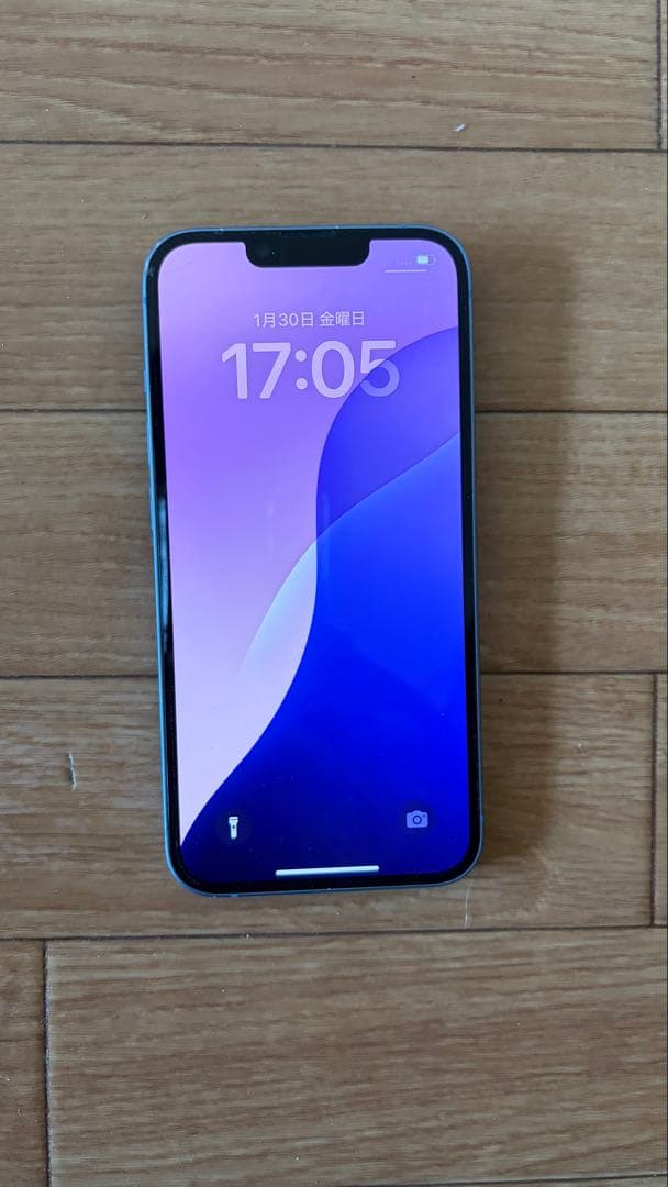 【美品】Apple iPhone 14 ブルー