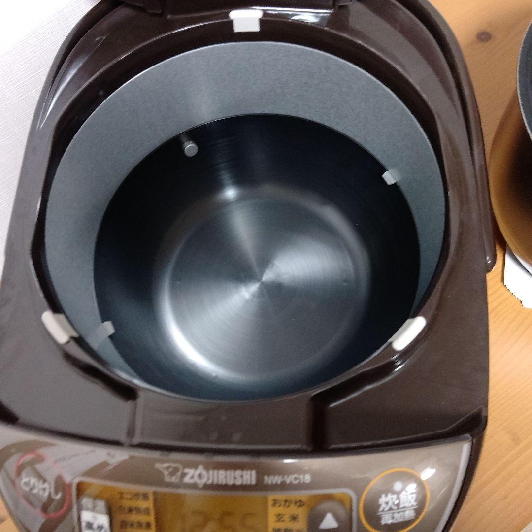 【未使用】象印　IH炊飯ジャー　極め炊き1.8Lサイズ　NW-VC18　ブラウン