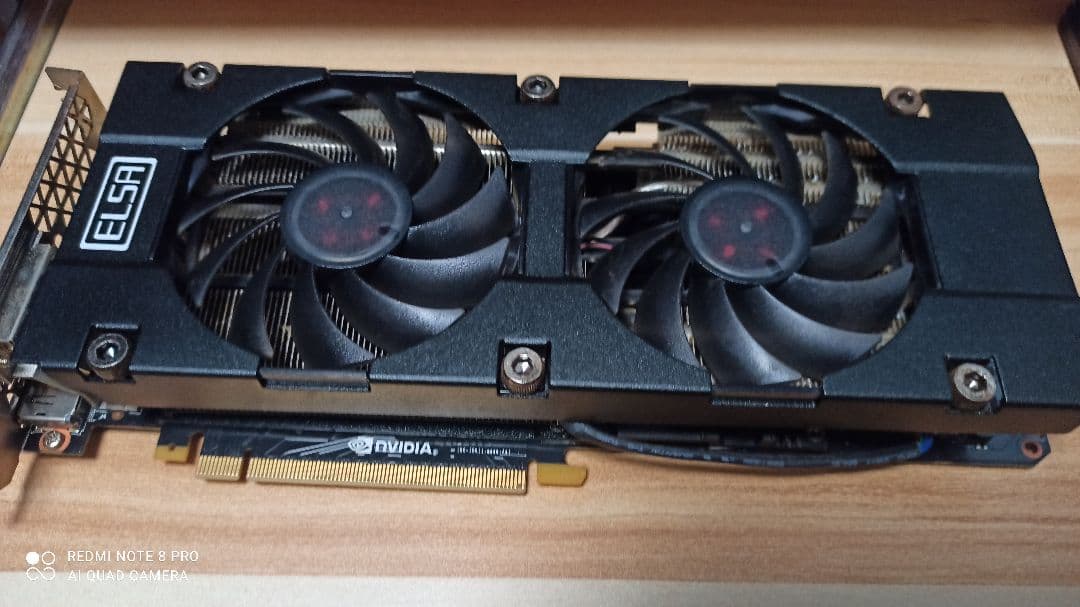 ELSA デュアルファン グラフィックボード 1070ti