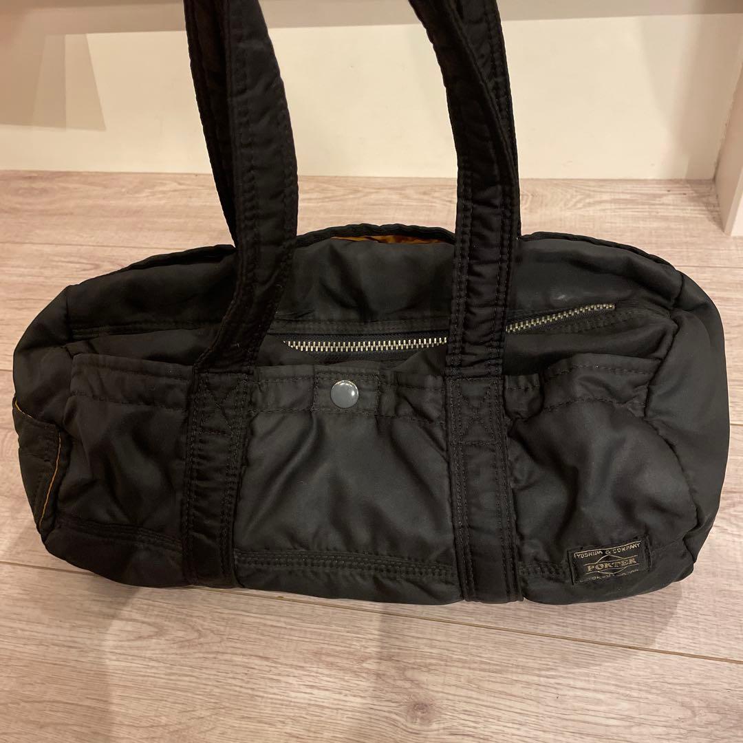 【廃盤・希少】ポーター　タンカー　ボストンバッグ　ミニドラム　ダッフルバッグ　黒