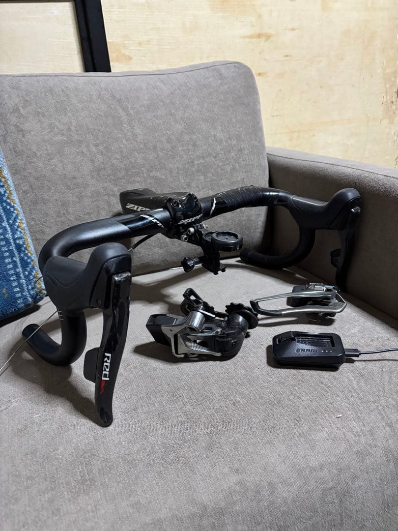 ど*ら様 sram red etap zippステム380ハンドルセット