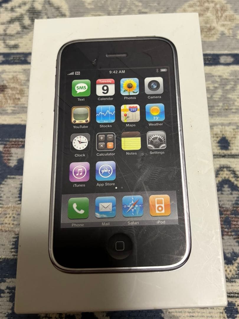 apple iPhone 3G 日本初代　16GB 希少　ホワイト　完品　白