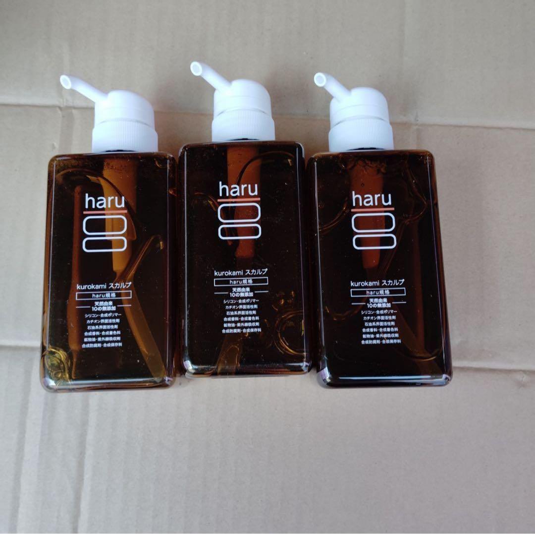 zk9799 haru kurokami スカルプシャンプー 400ml 3本