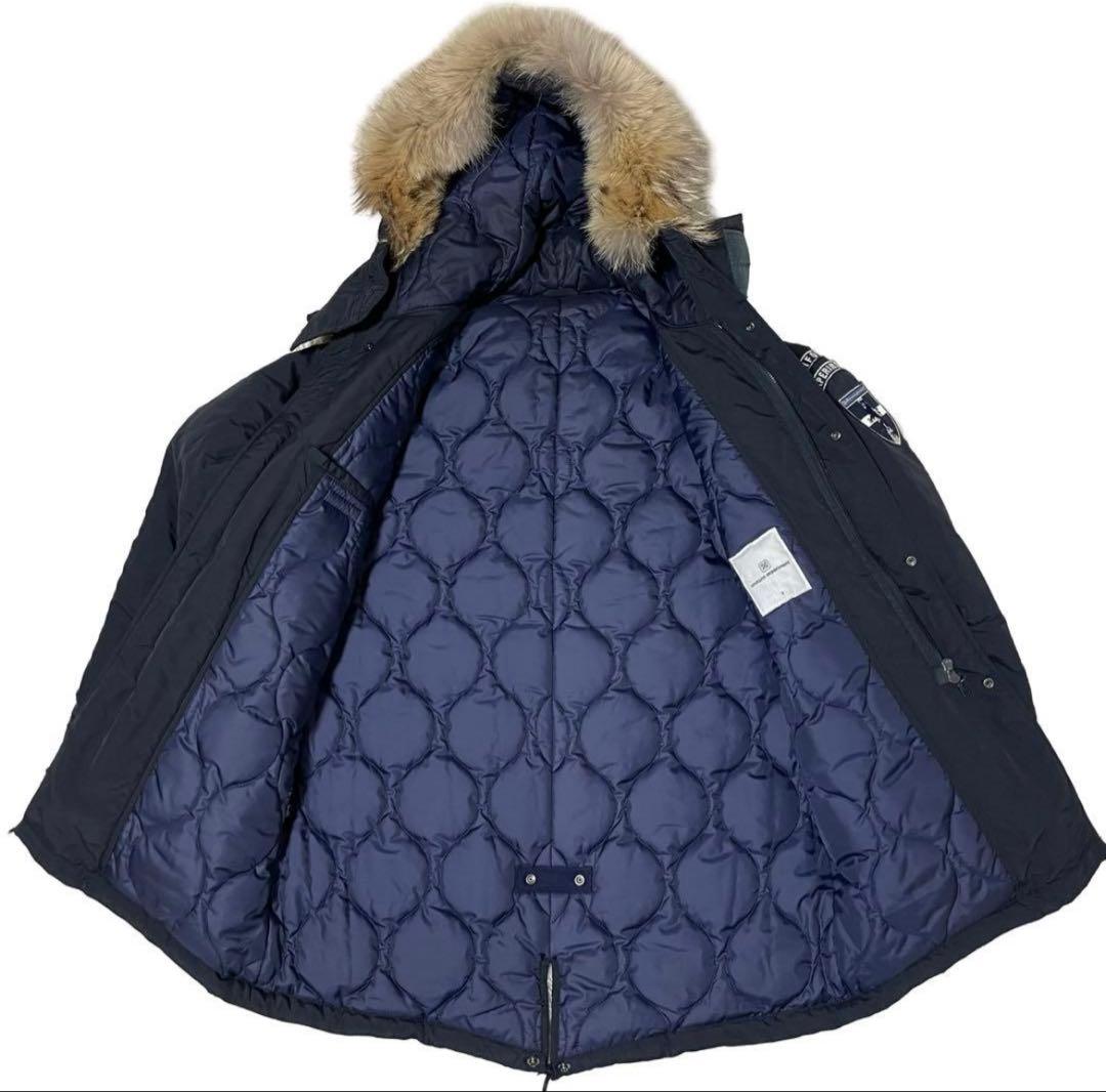 ユニフォームエクスペリメント　モッズコート　usnavy ブラック　2