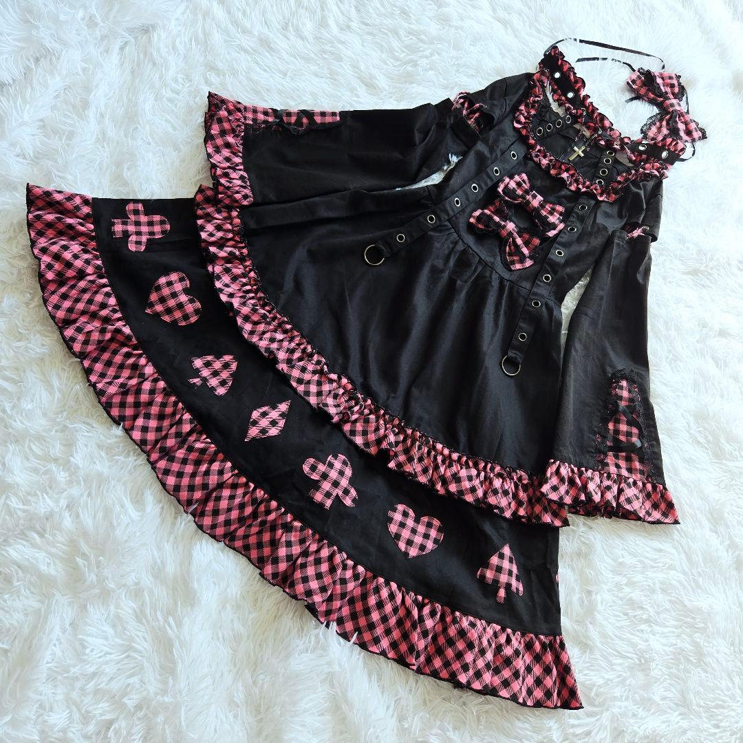 ボディライン ゴスロリ ワンピース フリル レース チョーカー ハロウィン 姫袖