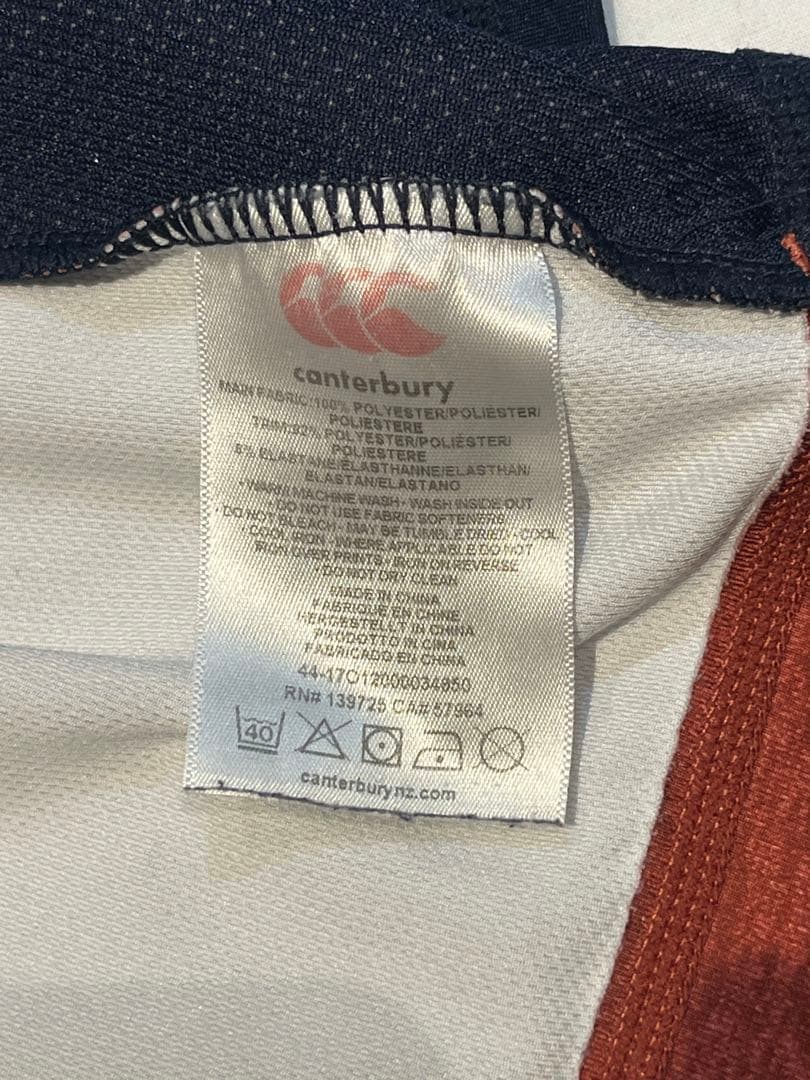 ラグビー　イングランド代表　長袖　トレーニングシャツ　ウォームアップウェア