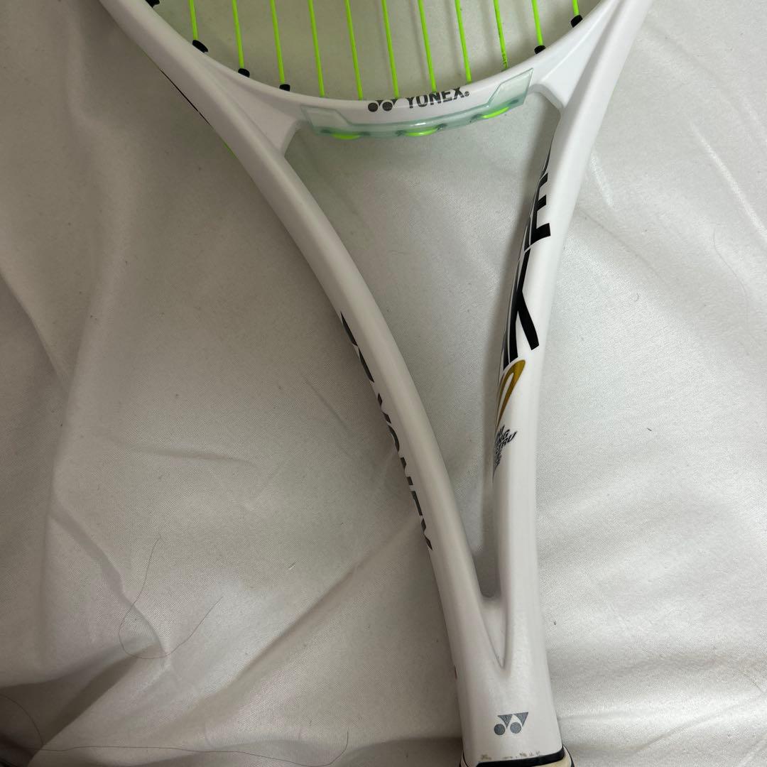 YONEX 軟式テニスラケット ホワイト/グリーン
