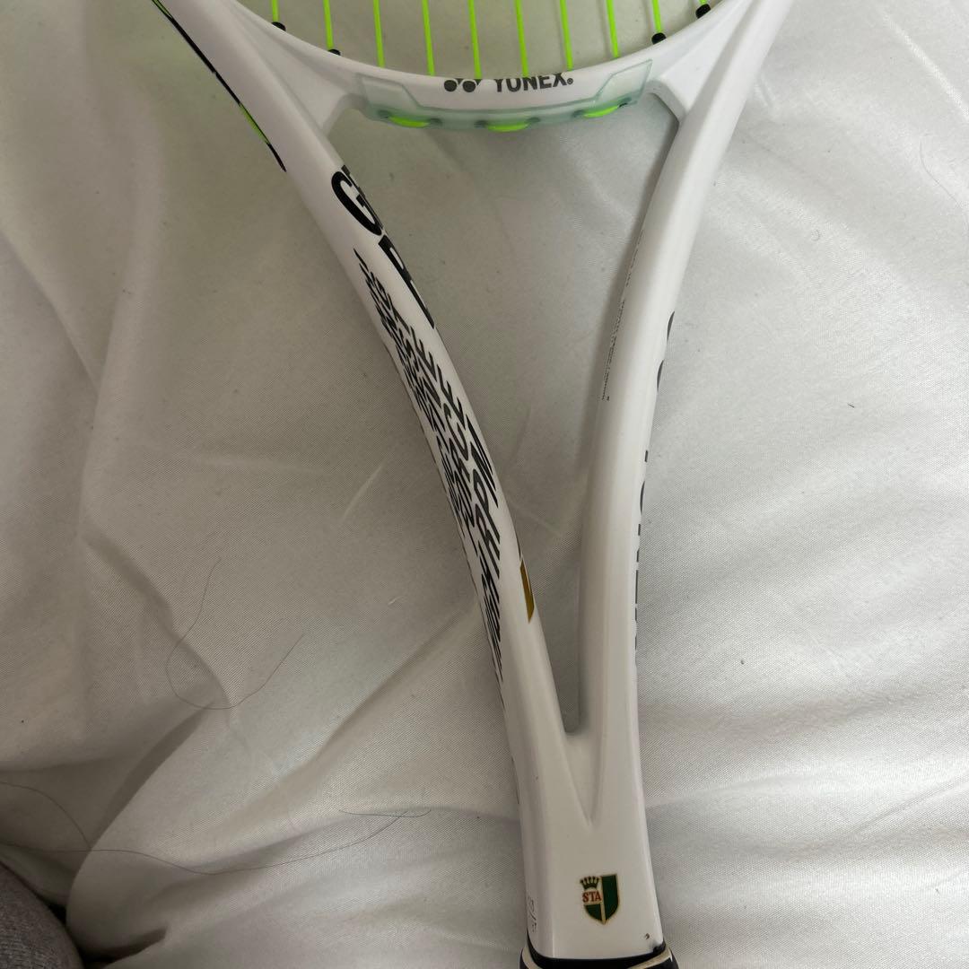 YONEX 軟式テニスラケット ホワイト/グリーン