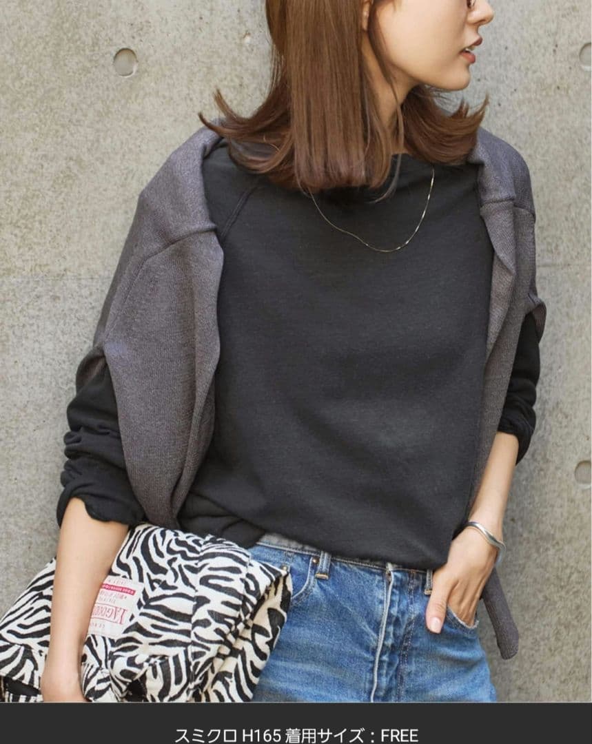 ⭐新品⭐FRAMeWORK スラブペアテンブルオーバー 3 ブラック FREE