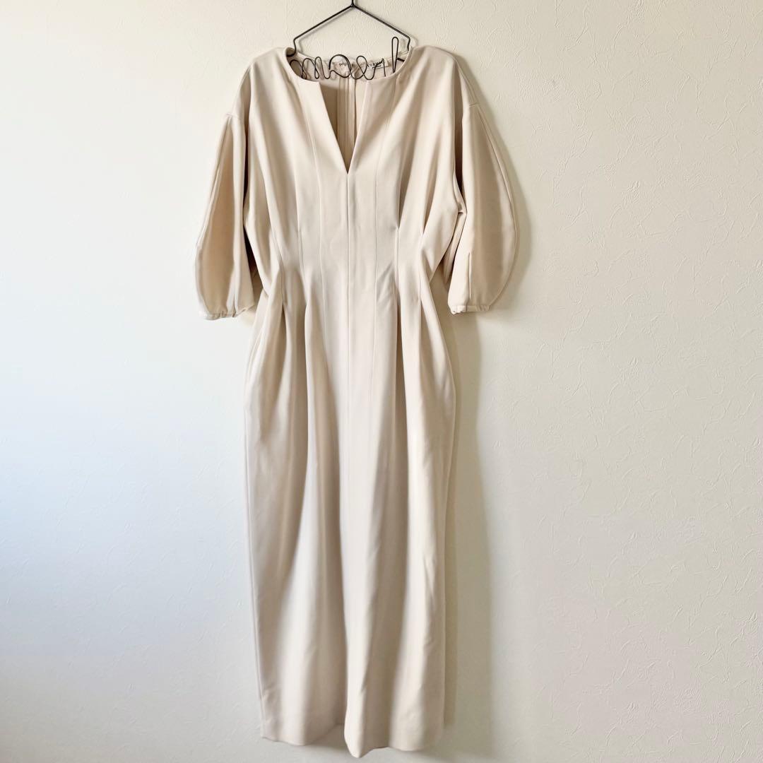 VERMEIL par iena CARREMAN ウエストシェイプワンピース