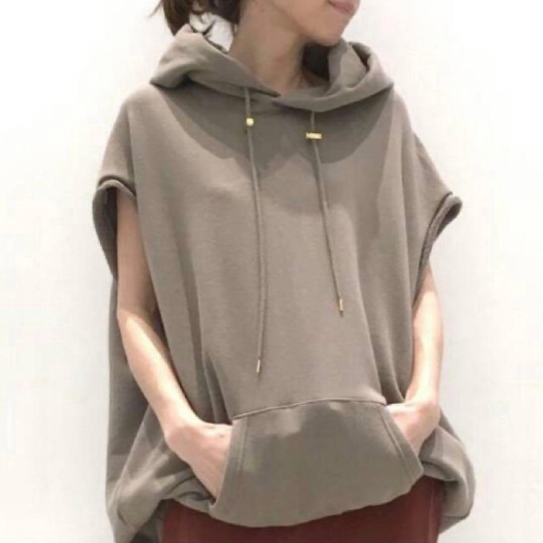 L'Appartementアパルトモン ノースリーブフーディプルオーバー