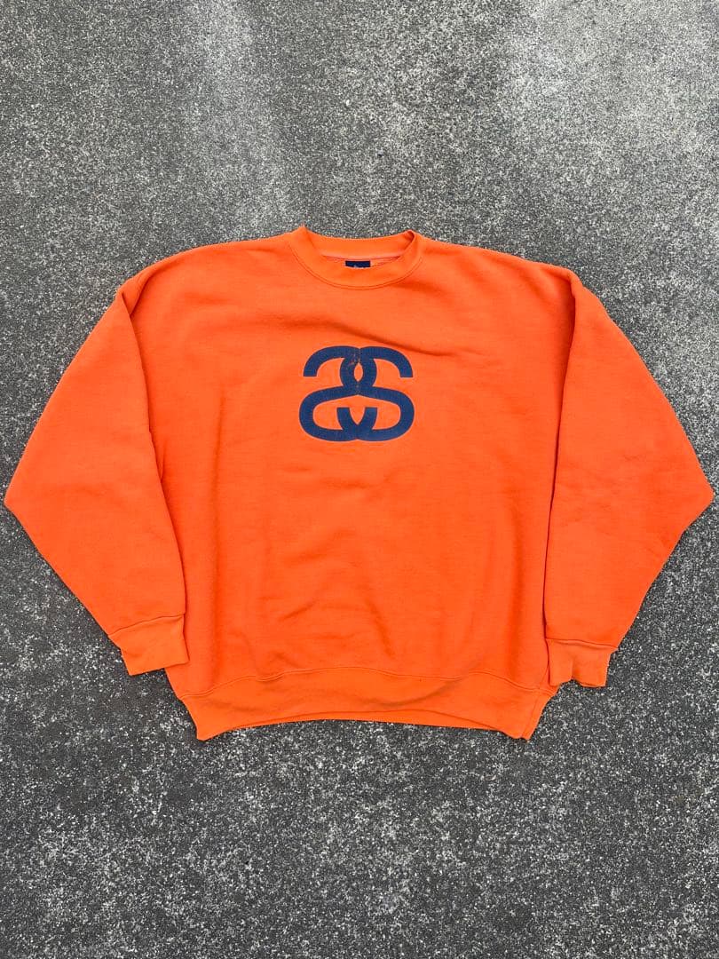 90s Old Stussy シャネルロゴ スウェット アメリカ製 ステューシー