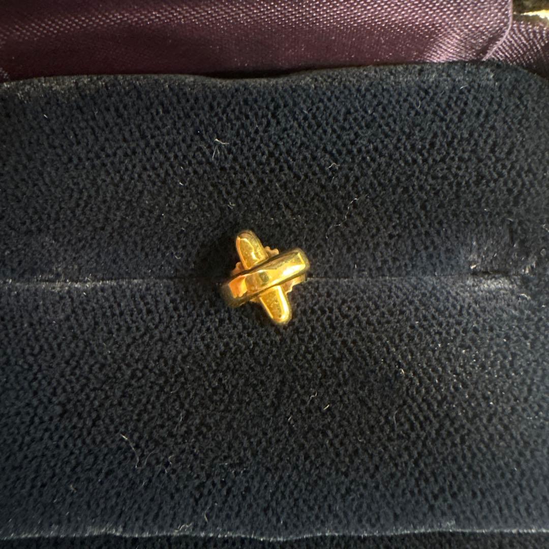 Tiffany ピアス　クロスステッチ　片側のみ