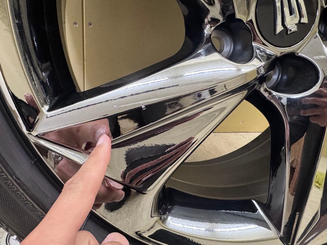 トヨタ 220系クラウン RS 純正ホイール・タイヤ・ナットセット【新車外し】