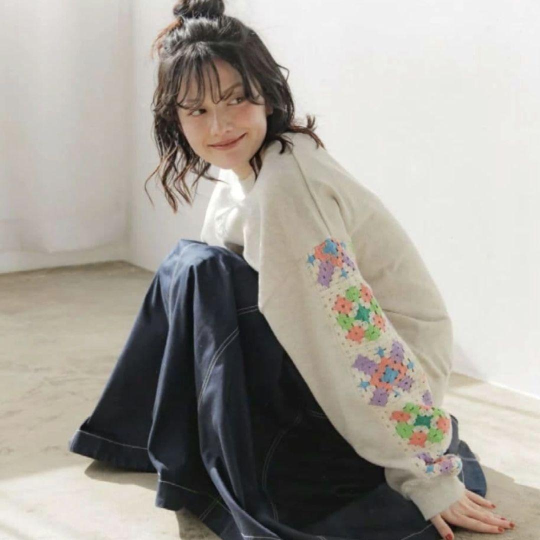 2*E様 ◆完売カラー◆新品niko and… クロシェコンビプルオーバー　オー