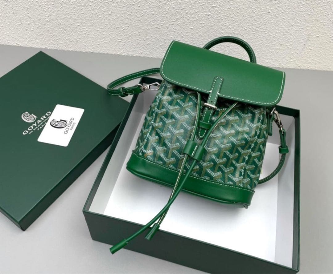 か*ん様 GOYARD ゴヤール ミニトートバッグ ショルダー付き グリーン