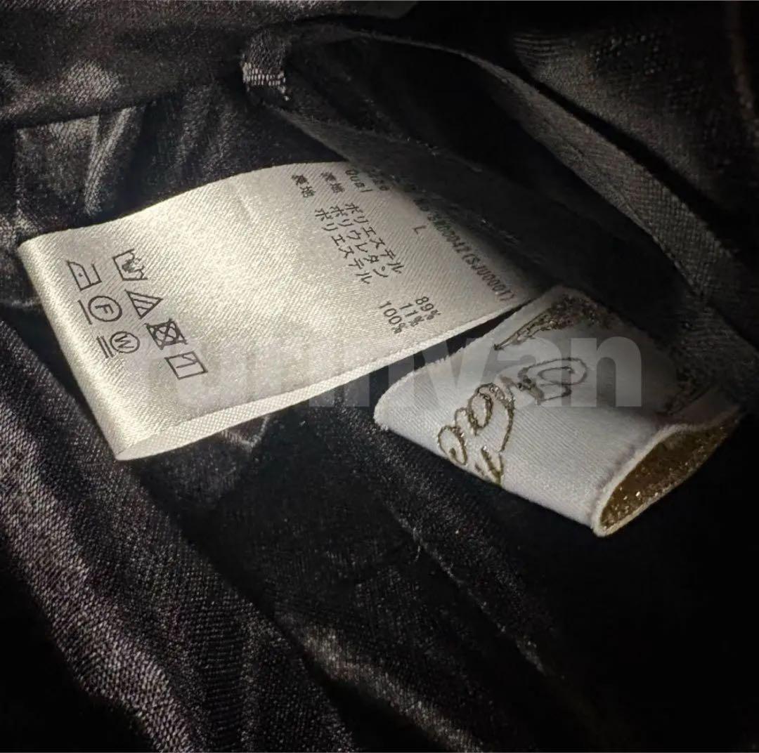 ミシェルマカロン 美脚になれるスカート♡（インナーパンツ付） L ブラック