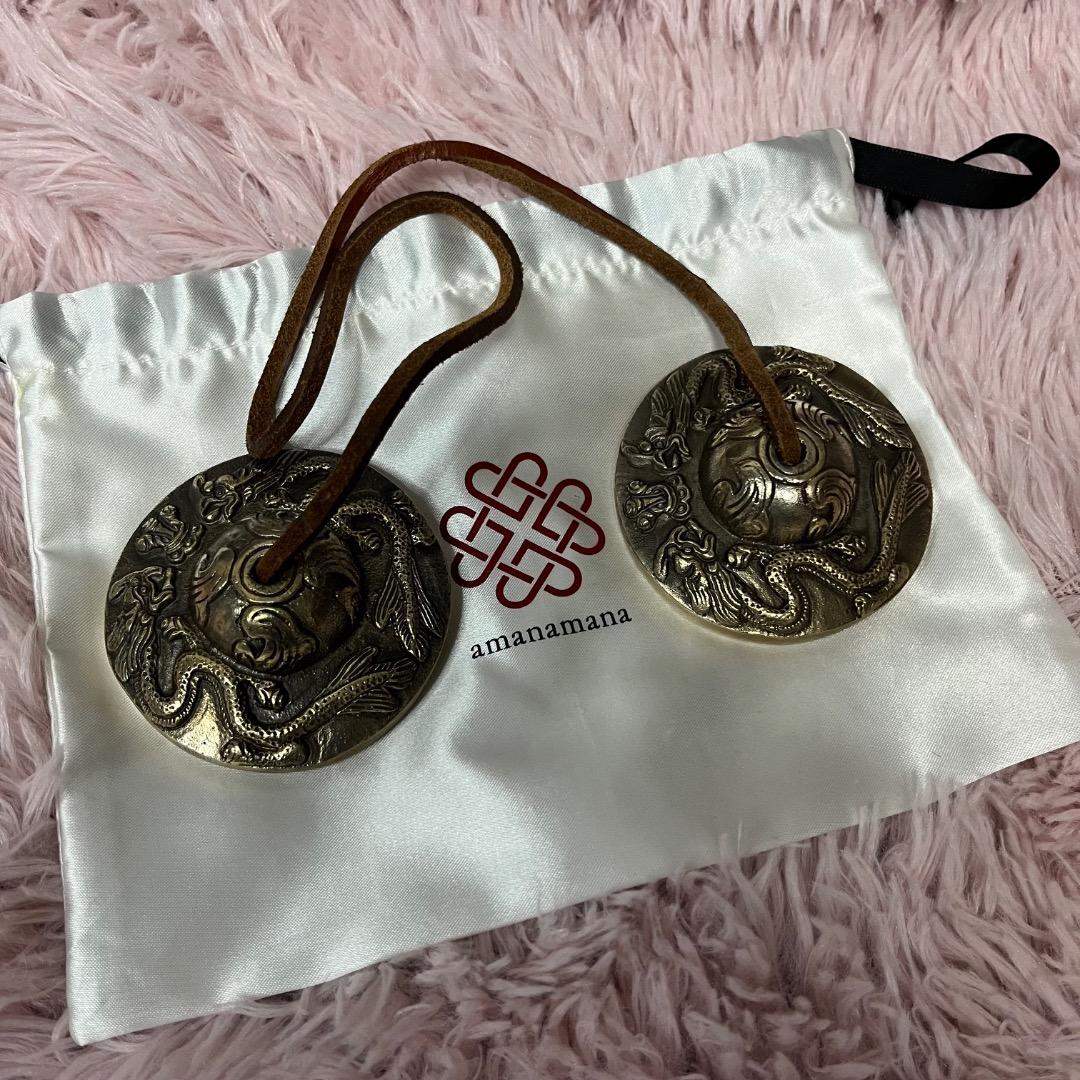 amanamana アマナマナ ハンドメイド ティンシャ ドラゴン彫刻　龍