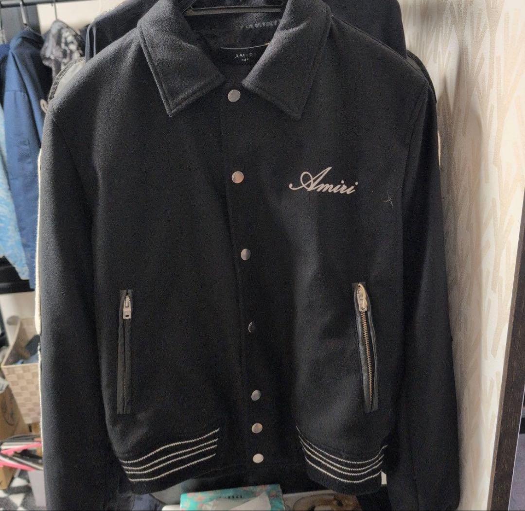 AMIRI★Bones Wool Varsity Jacket
