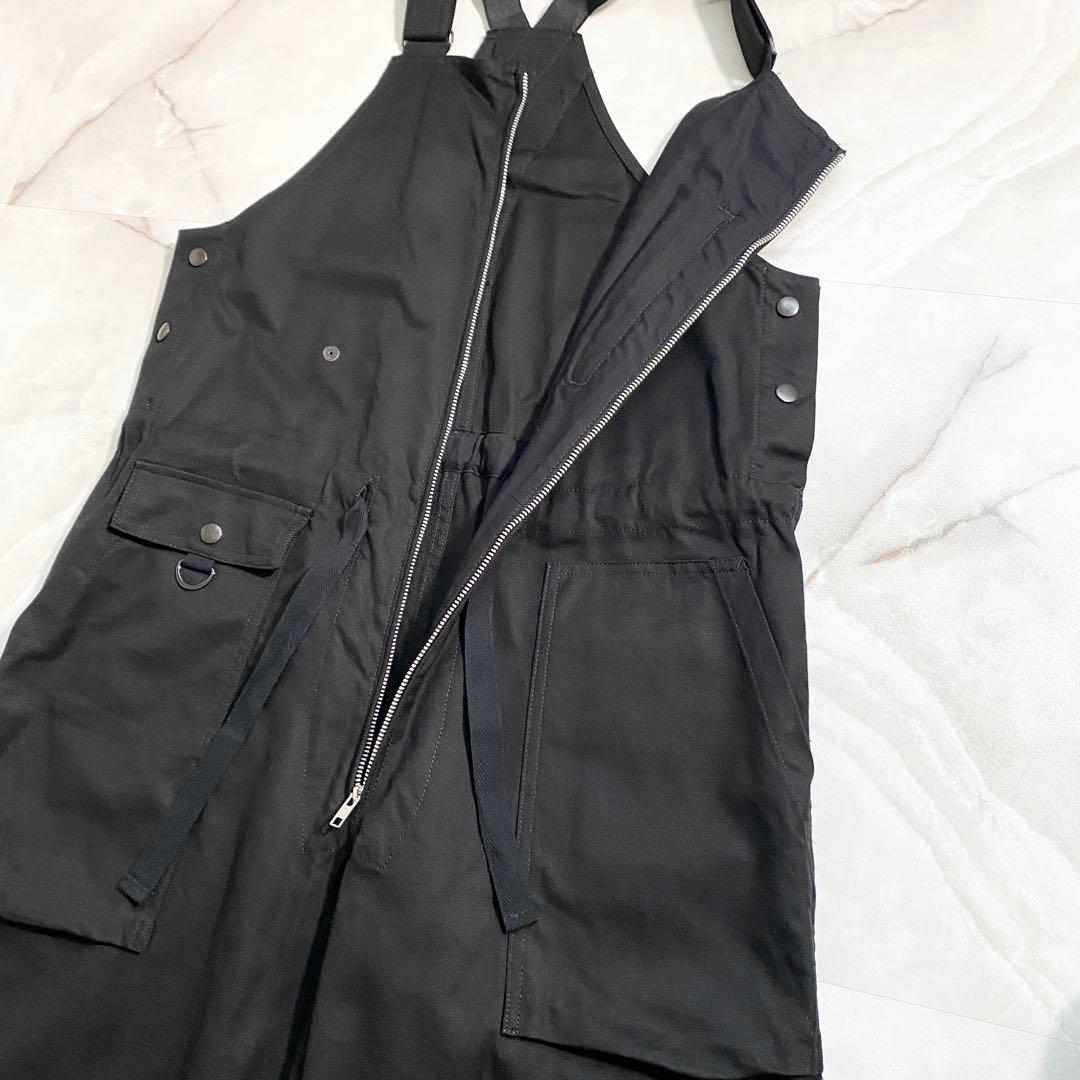 A17460 極美品 サイト 21AWpre オーバーオール 黒3