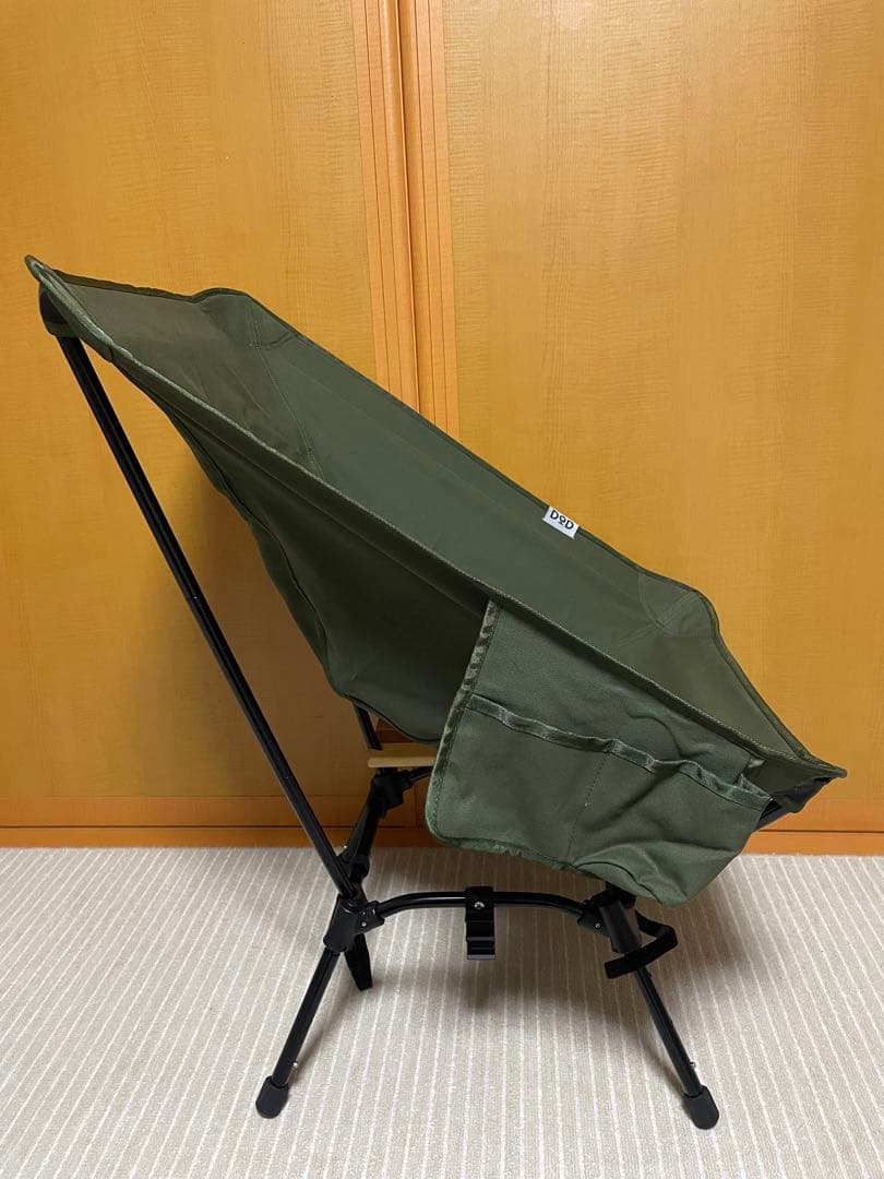 DOD アウトドアチェア スゴイッス　＆　スゴイッス用サイドテーブル付き