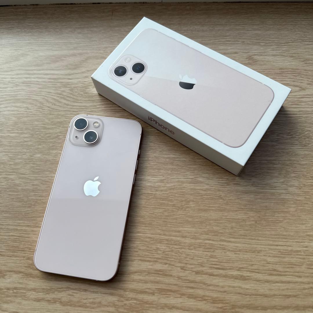 【美品】iPhone13 128GB Pink ピンク