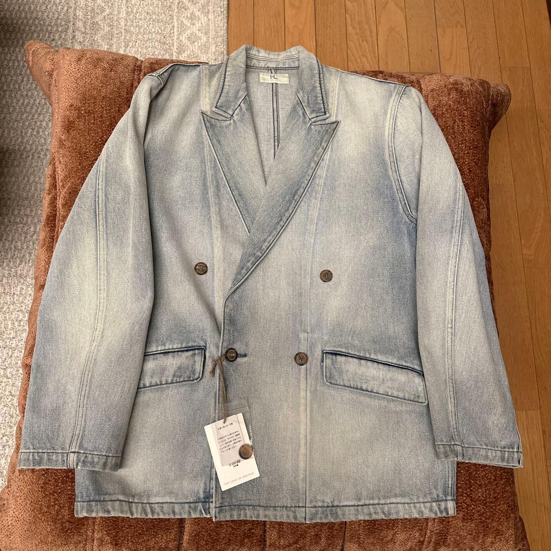 新品未使用HERILL HL Denim jacket LIGHT INDIGO
