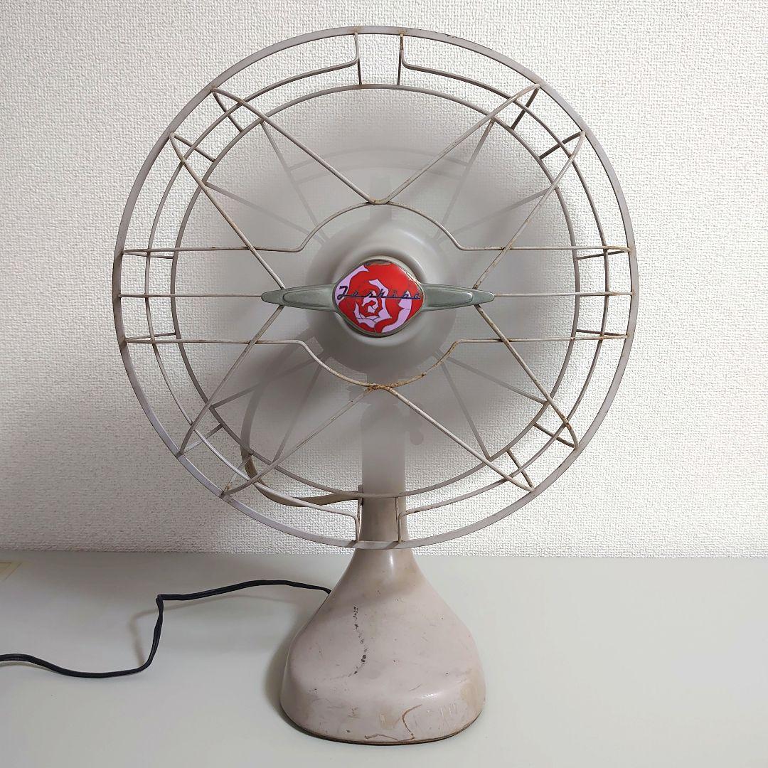 【アンティーク】東芝 4枚羽 金属製　扇風機 エレクトリックファン