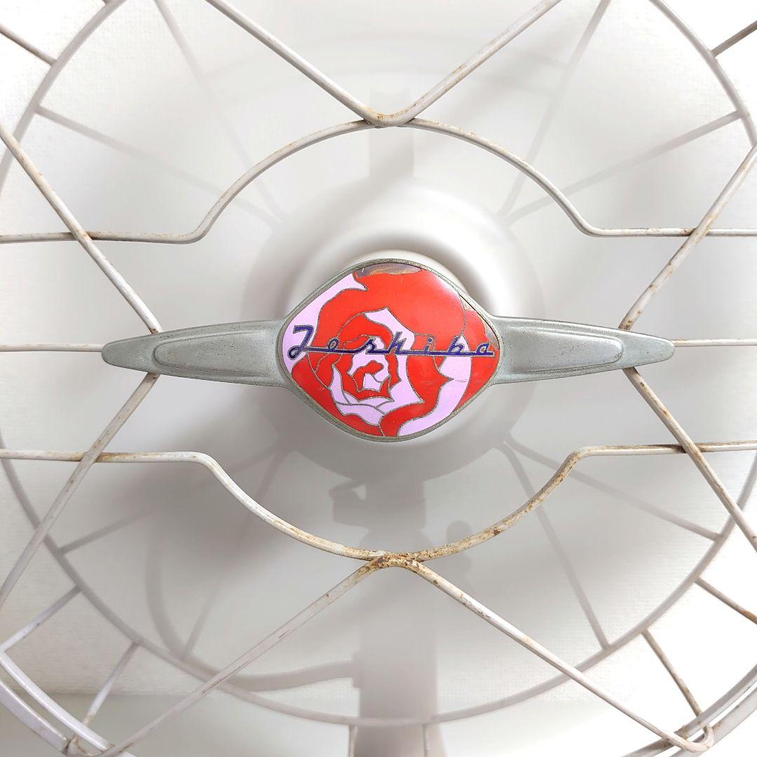 【アンティーク】東芝 4枚羽 金属製　扇風機 エレクトリックファン