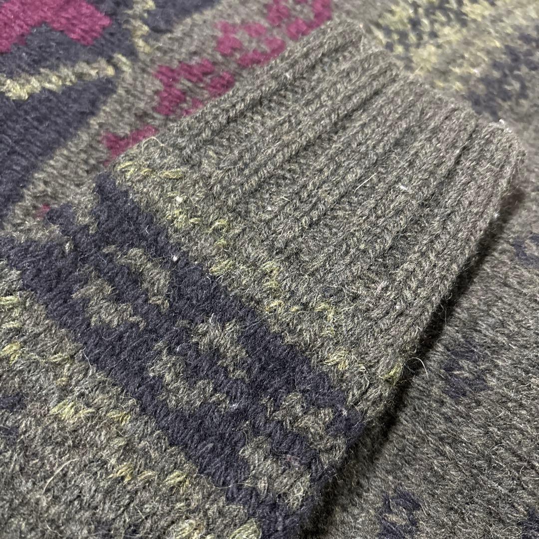 緊急値下げ　ポロラルフローレン　ノルディック　ショールカラーセーター