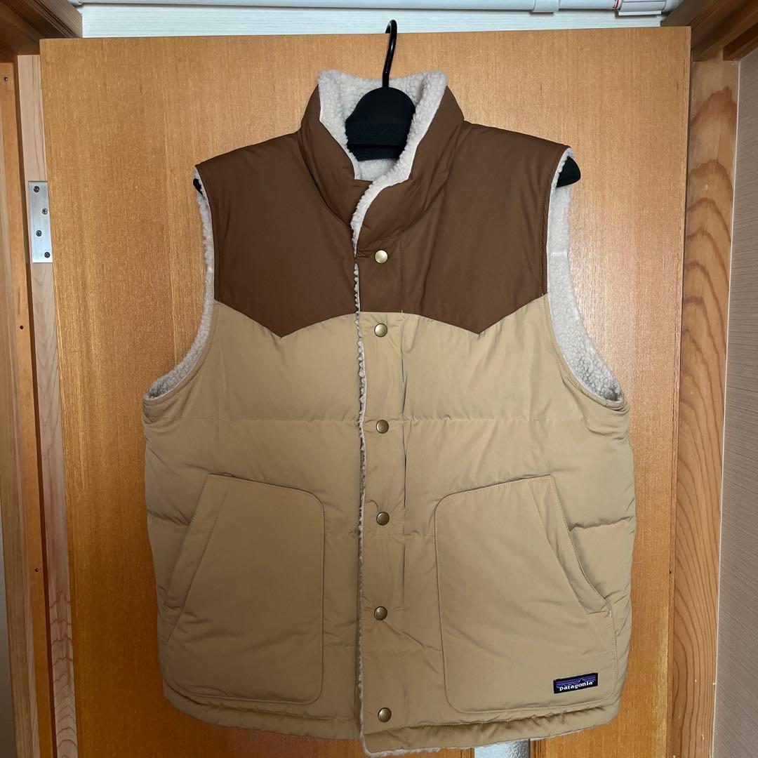 パタゴニアリバーシブルダウンベスト