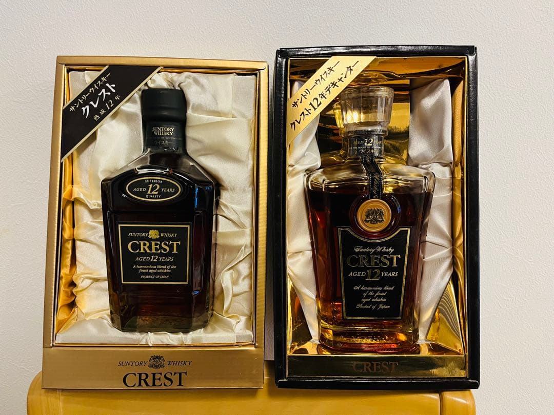 CREST AGED 12 YEARS ウイスキークレスト希少デザインセット販売
