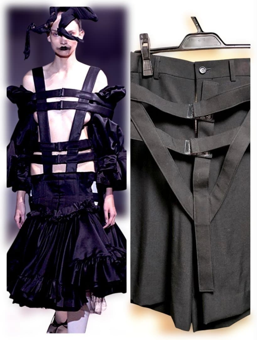 ぎゅなCOMMEdesGARCONS（服でない服期）デザインハーフパンツ