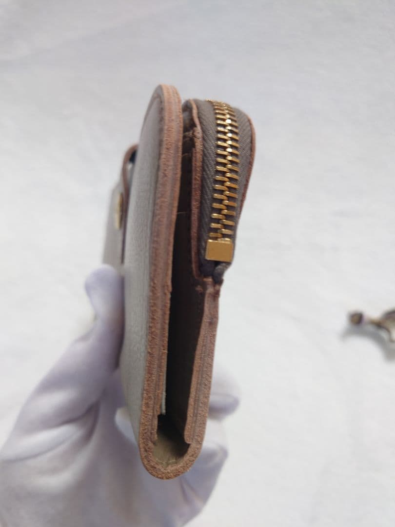 IL BISONTE イルビゾンテ レザー 二つ折り 長財布 美品 伊製