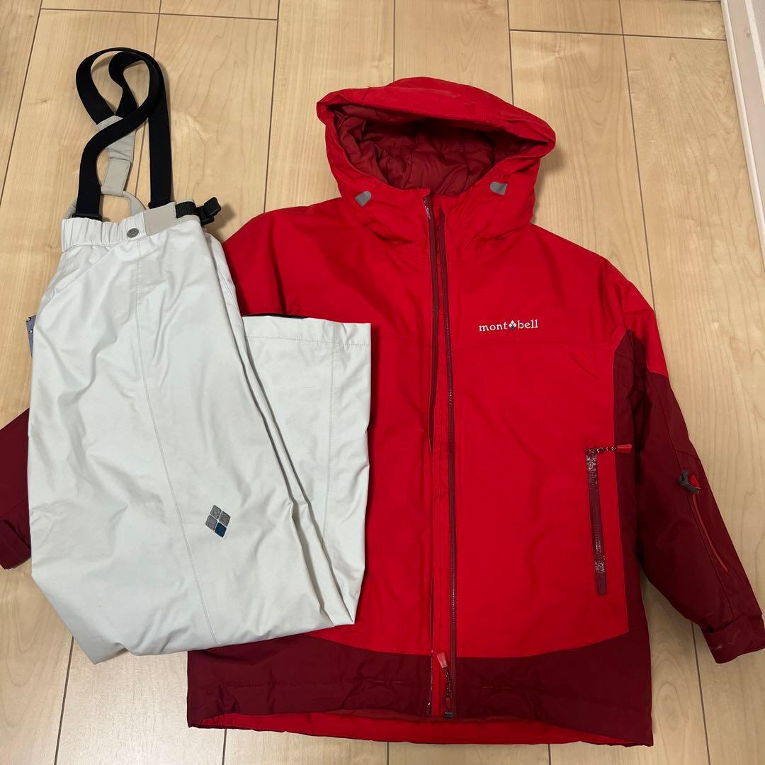【お値下げ】mont-bell モンベル スノーウェア　130 上下セット