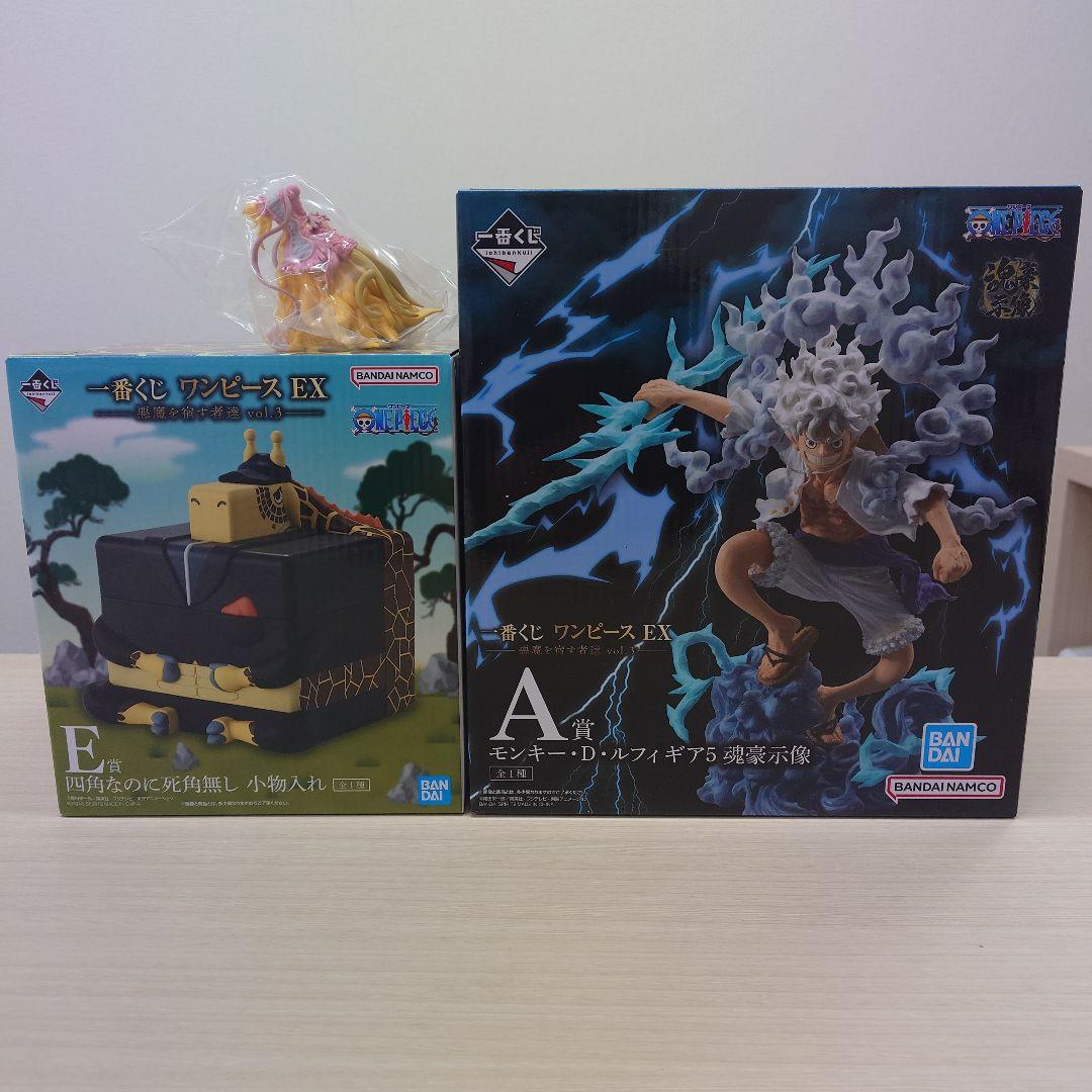 一番くじ ワンピース EX 悪魔を宿す者達vol.3 A賞 E賞 F賞3点セット