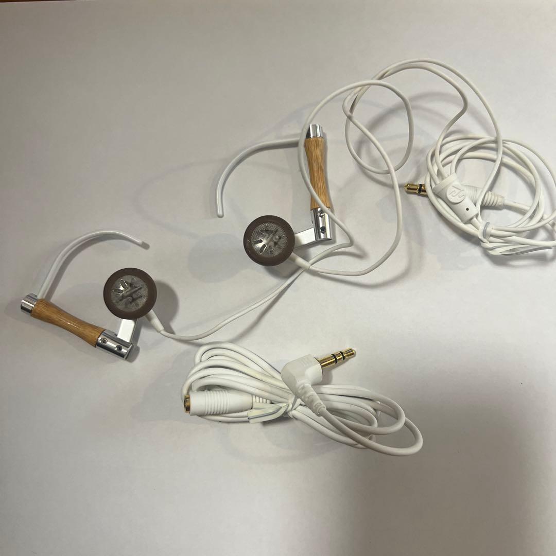 【希少】amadana イヤホン ホワイト 有線 アマダナ