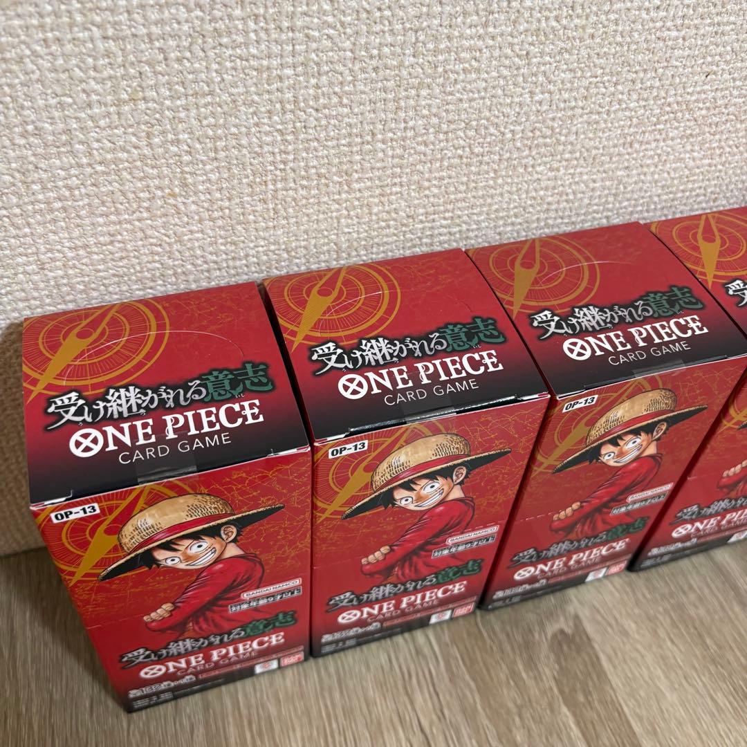 受け継がれる意志6BOX テープ付き　ワンピースカードゲーム