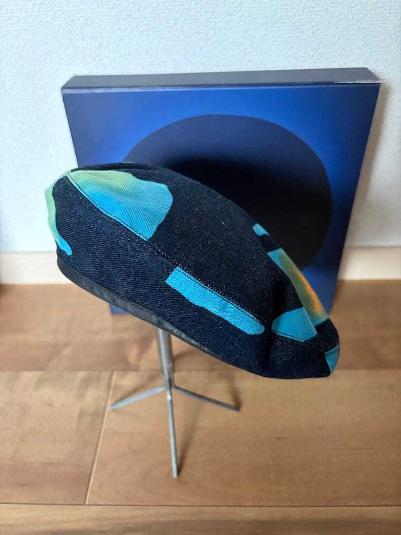 半額以下ジョンブル×ロレール×京都抜染デニムベレー帽M