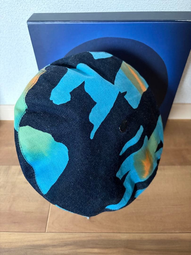 半額以下ジョンブル×ロレール×京都抜染デニムベレー帽M