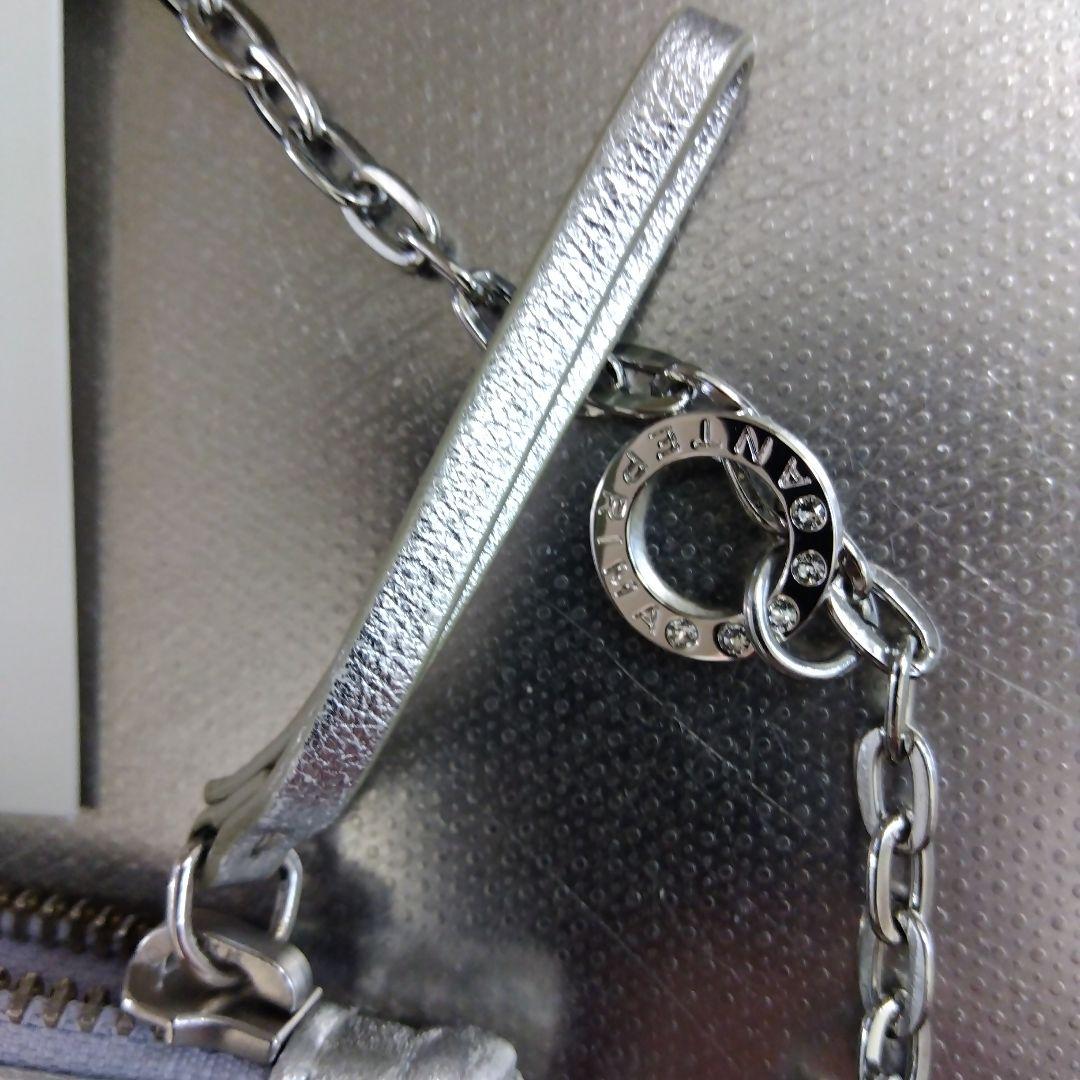 極美品アンテプリマ ワイヤーバッグ スタンダード スクエアラージ シルバー