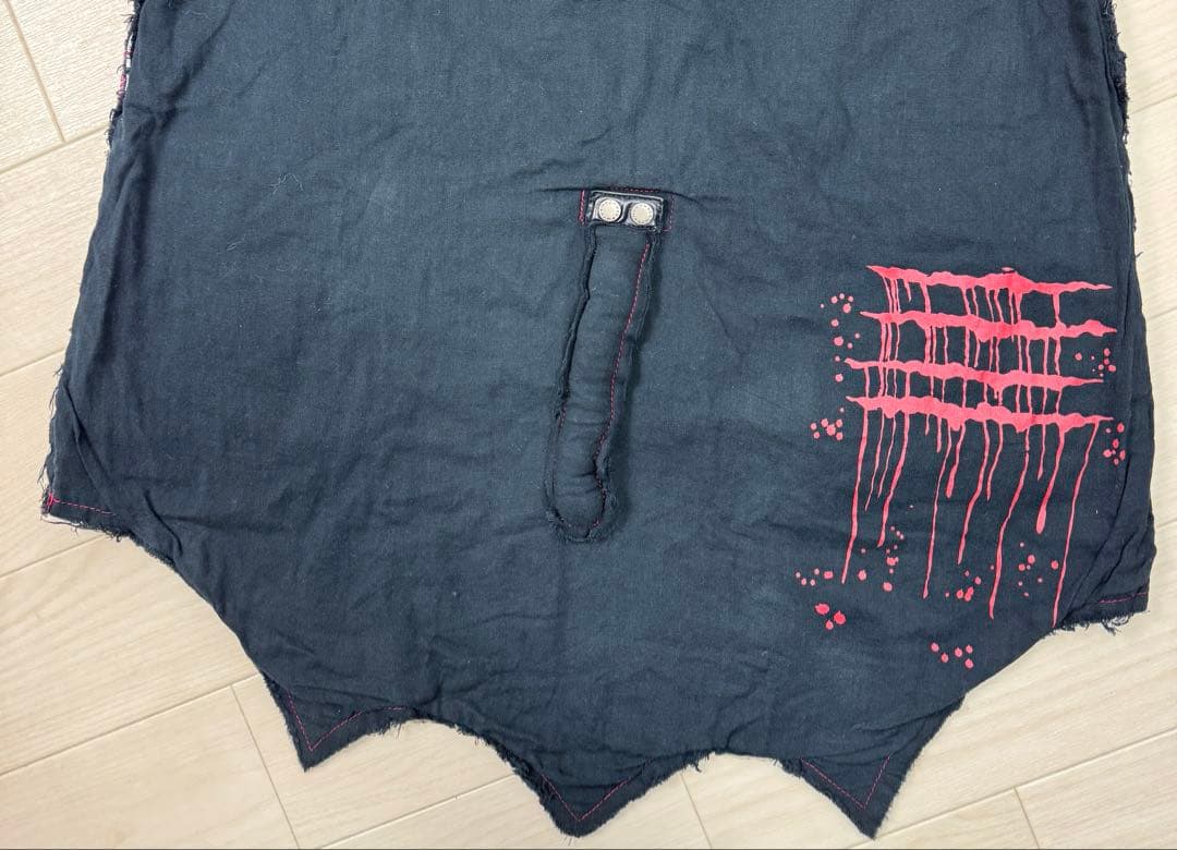 マッドガール　パンク系ジップアップパーカー　猫耳　尻尾　スカル　チェーン　個性派