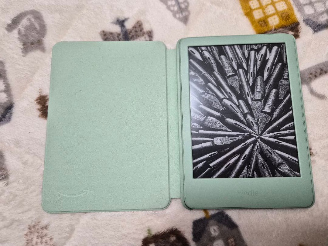 New Kindle 第11世代 マッチャ 16GB 広告なし 純正ケース付き