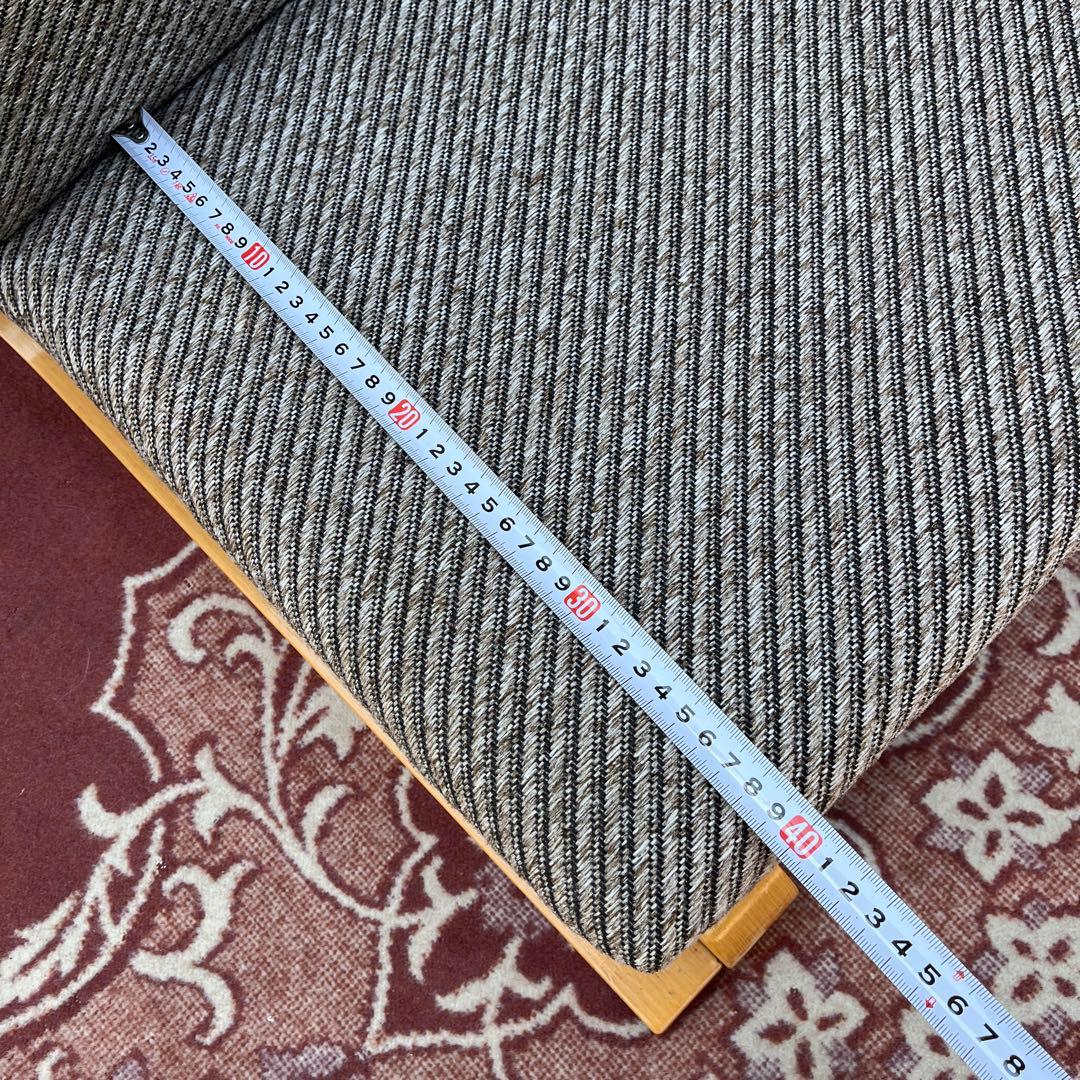 木製家具◾️ 新日本木工 楽座椅子 プライウッド木製フレーム ローチェア