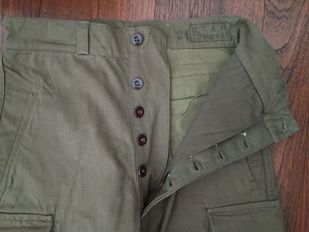 実物 M47 カーゴパンツ 後期 21 デッドストック フランス軍 m-47