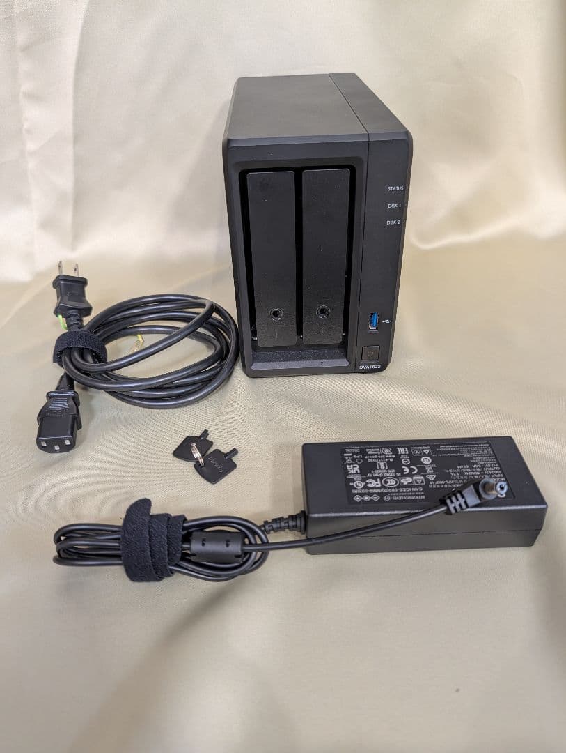 Synology DVA1622 NAS 2ベイ WD Red 8 TBx2