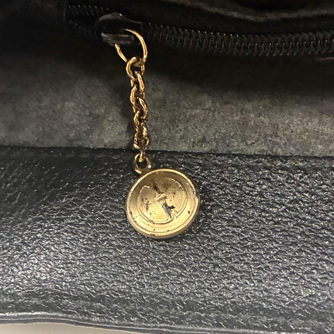 GUCCI グッチ ダイアナ　ハンドバッグ バンブー レザー　スエード　ブラック