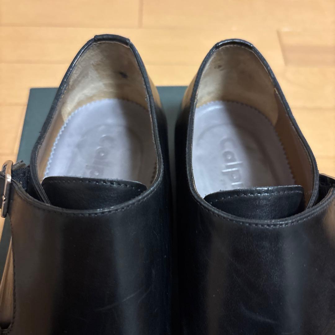 革靴Calpierre カルピエッレ ダブルモンク 黒