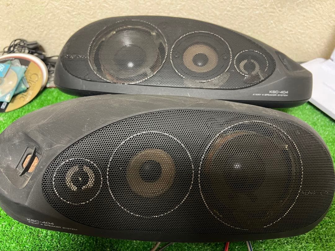 ジャンク品KENWOOD KSC-660 & KSC- 404スピーカー